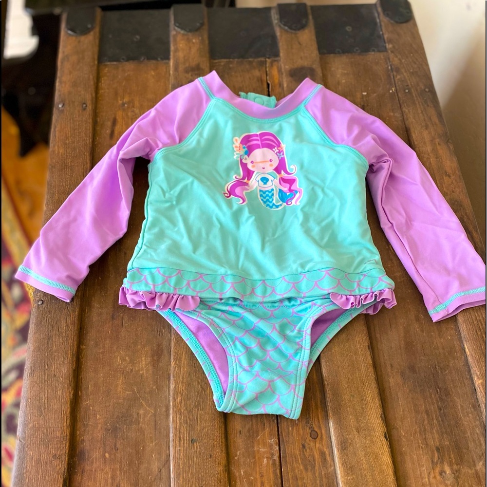 Mer Girl Baby and Toddler Magnetic One-Piece